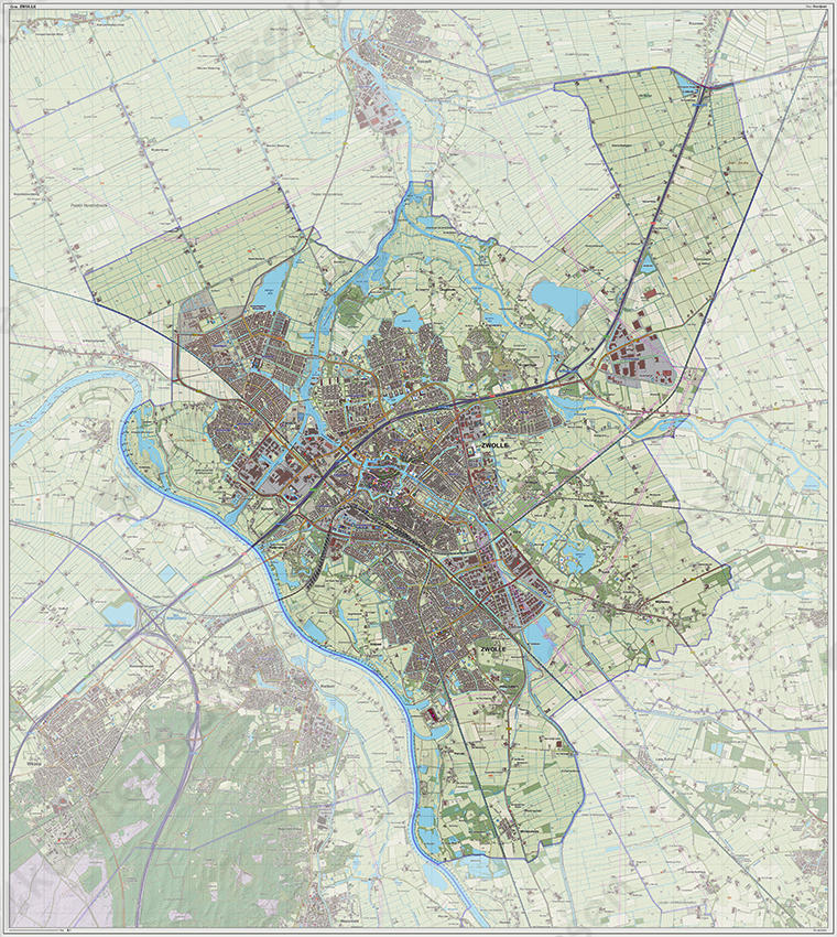 Digitale kaart Zwolle Digitale kaart Zwolle
