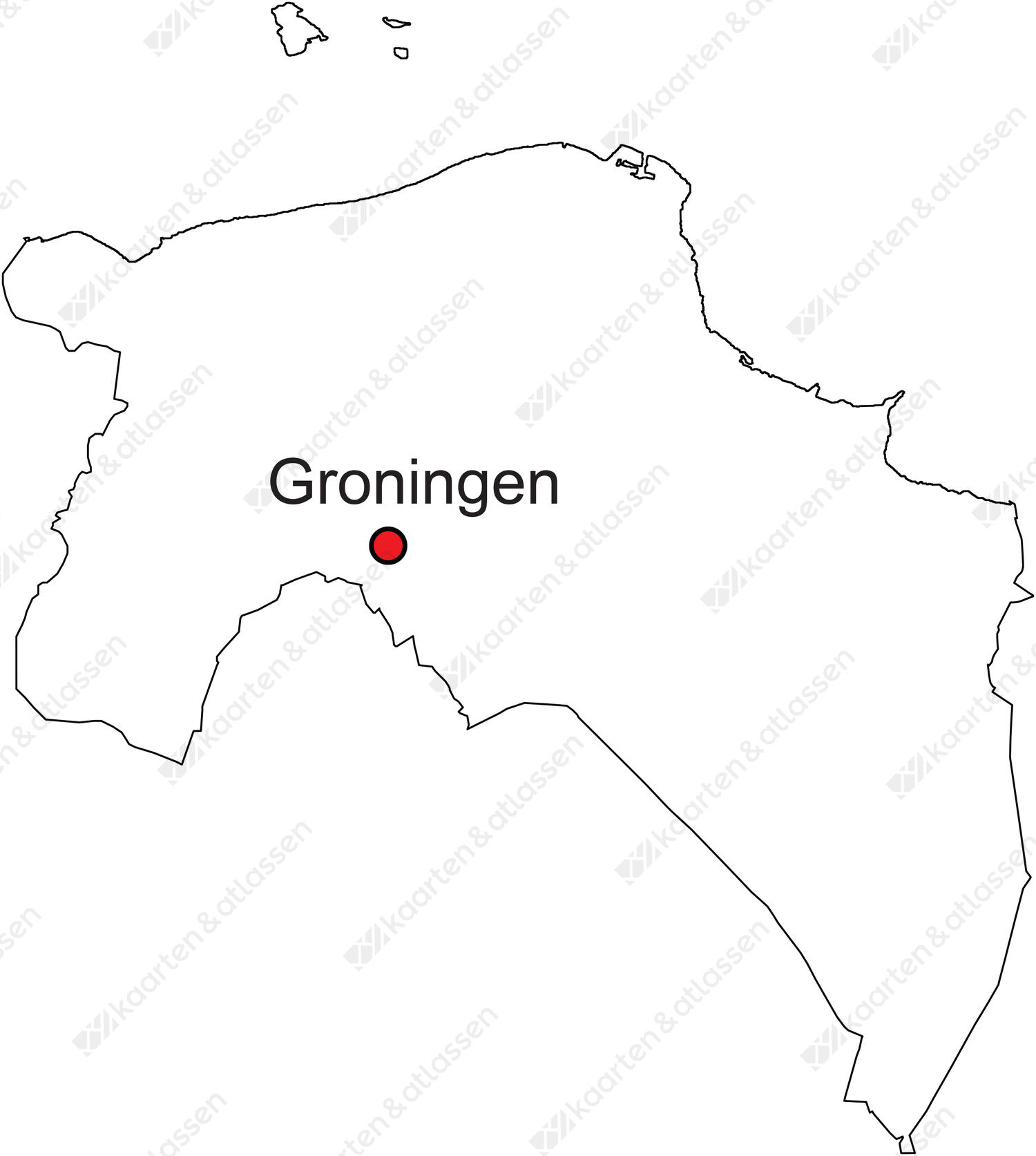 Gratis digitale kaart Groningen