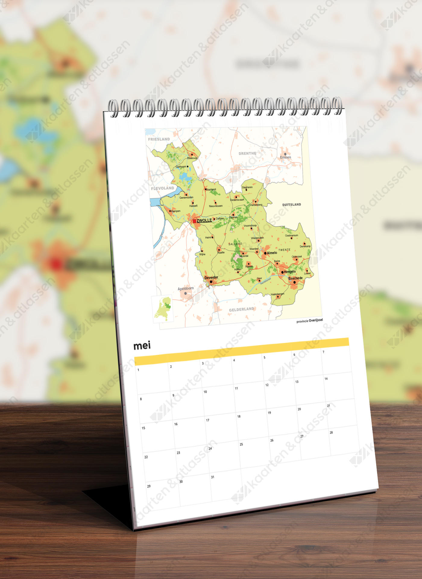 doolhof liter Distributie 12 Provincies verjaardagskalender van Nederland | Kaarten en Atlassen.nl