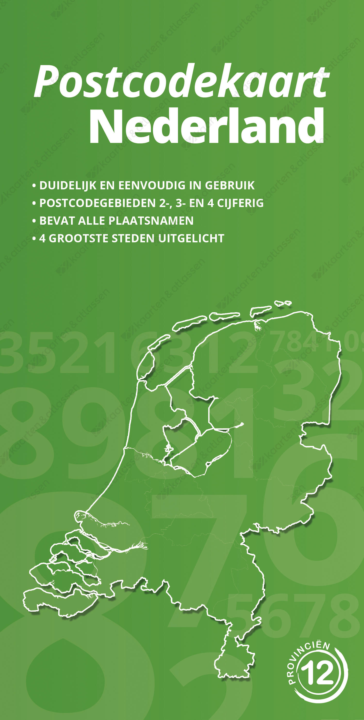 Vouwkaart Postcode Nederland Vouwkaart Postcode Nederland