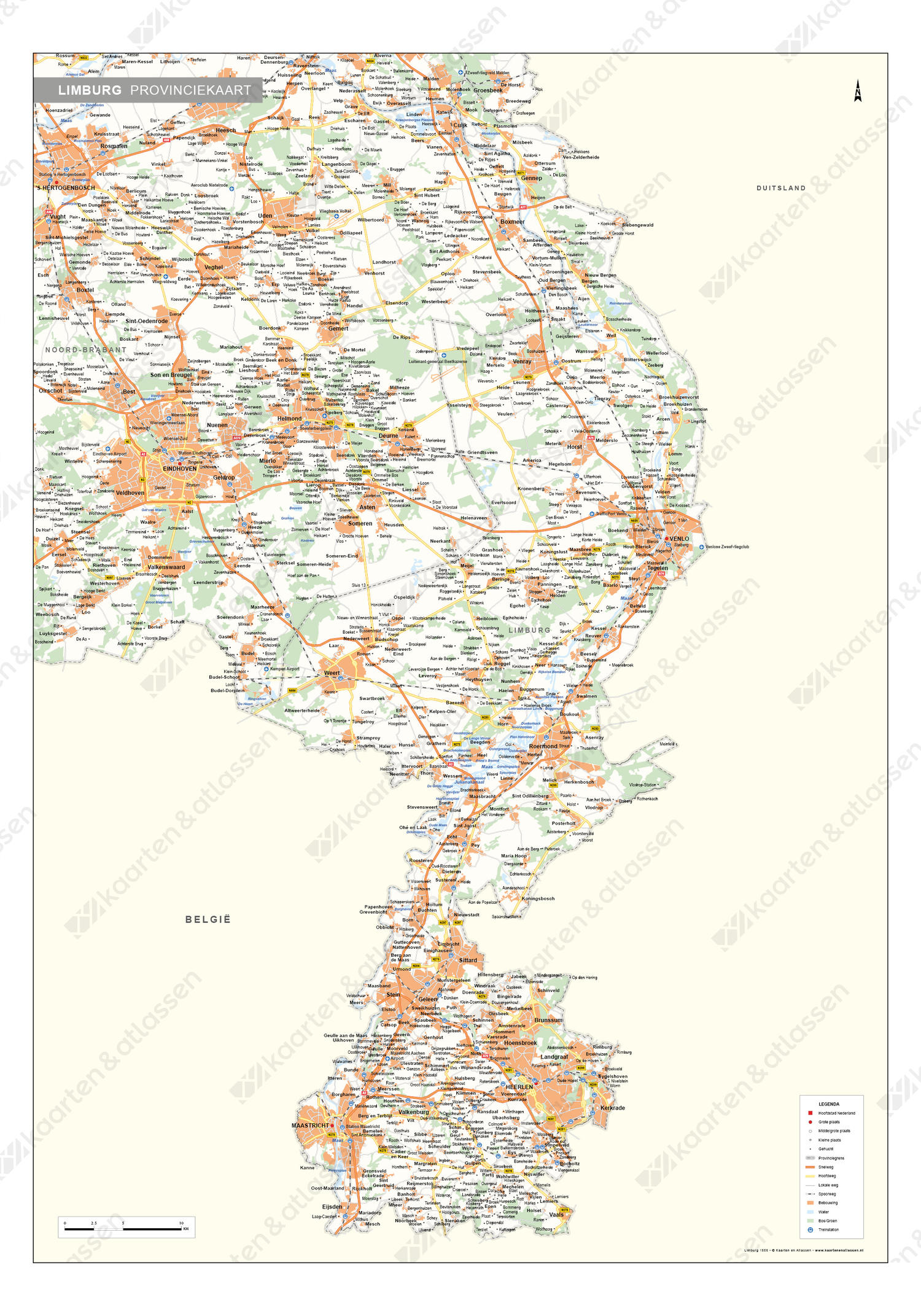 Limburg Provinciekaart Staatkundig Limburg Provinciekaart Staatkundig