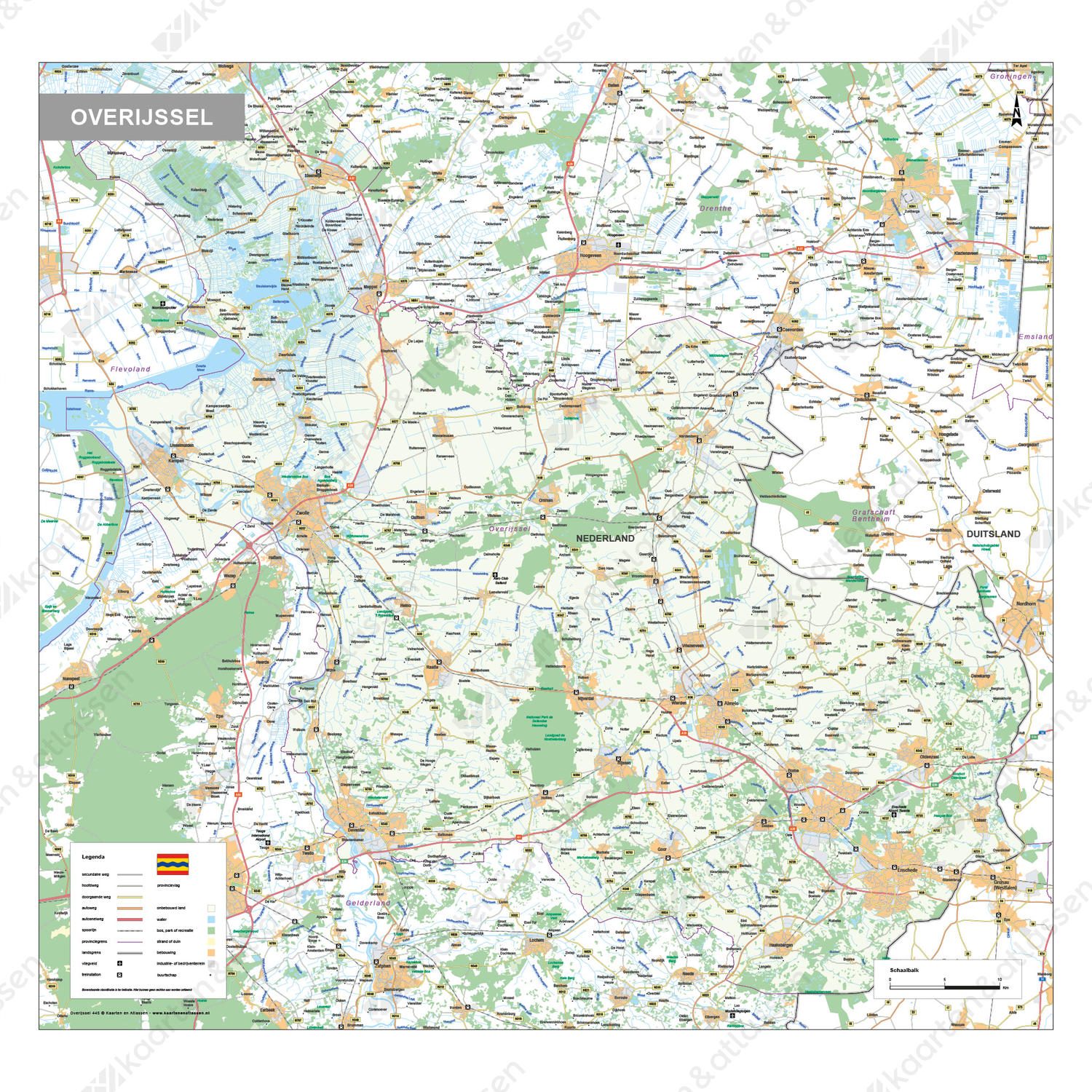 Digitale kaart Overijssel Digitale kaart Overijssel