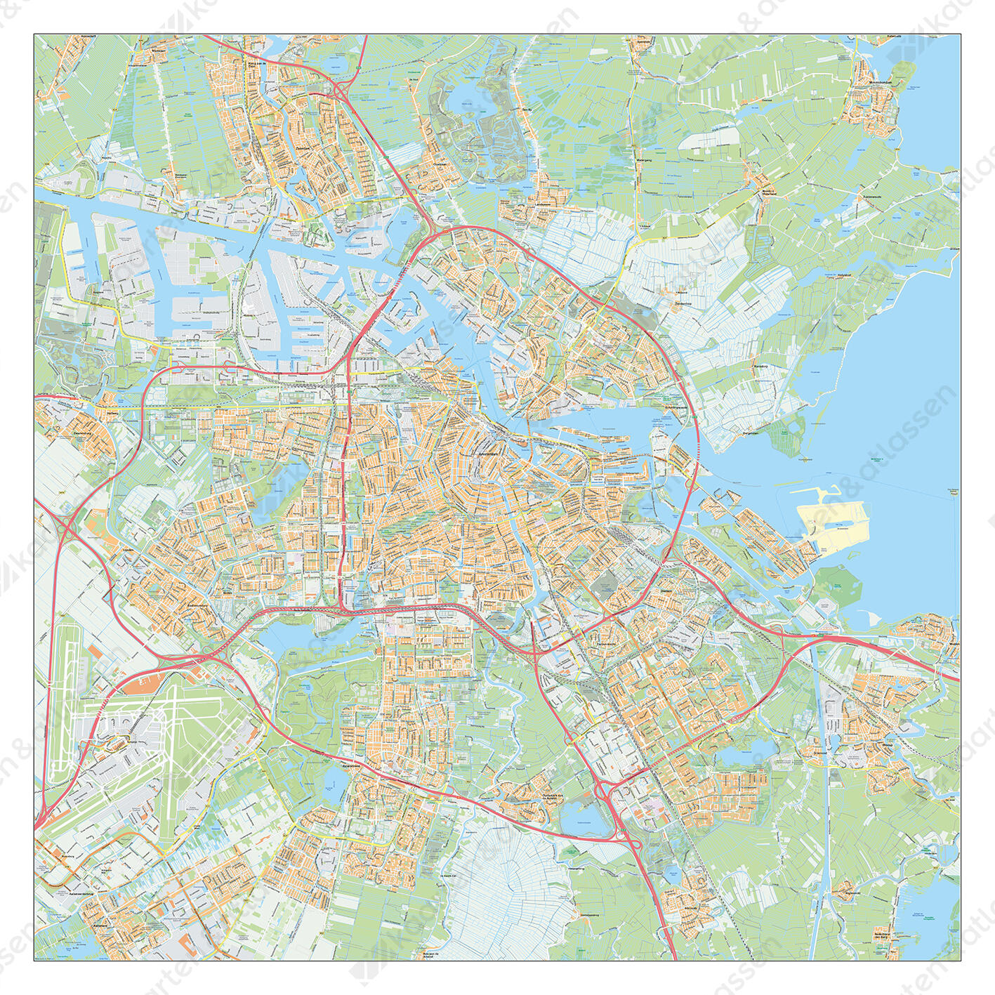 Grote Kaart Amsterdam 596