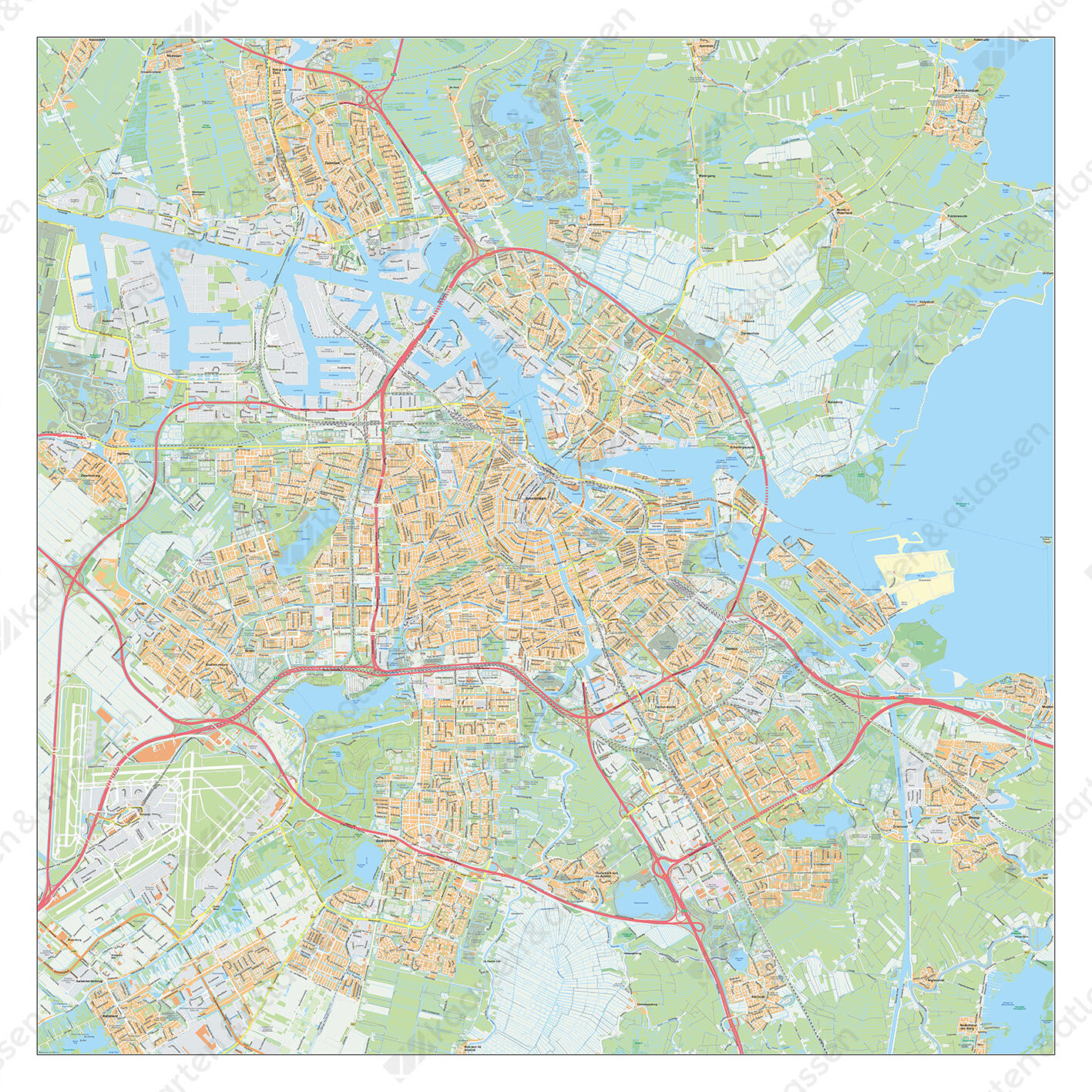 Digitale Kaart Groot Amsterdam
