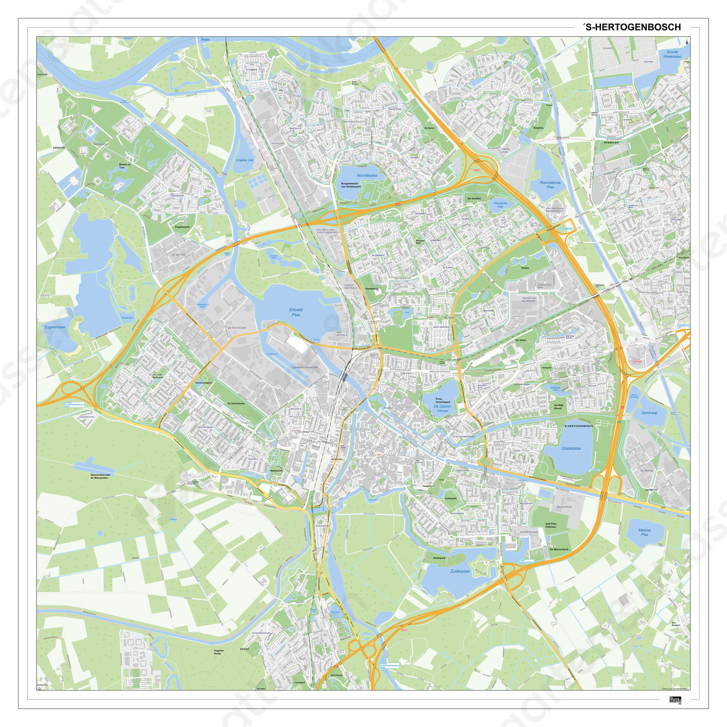 Kaart Den Bosch Digitale Kaart Den Bosch