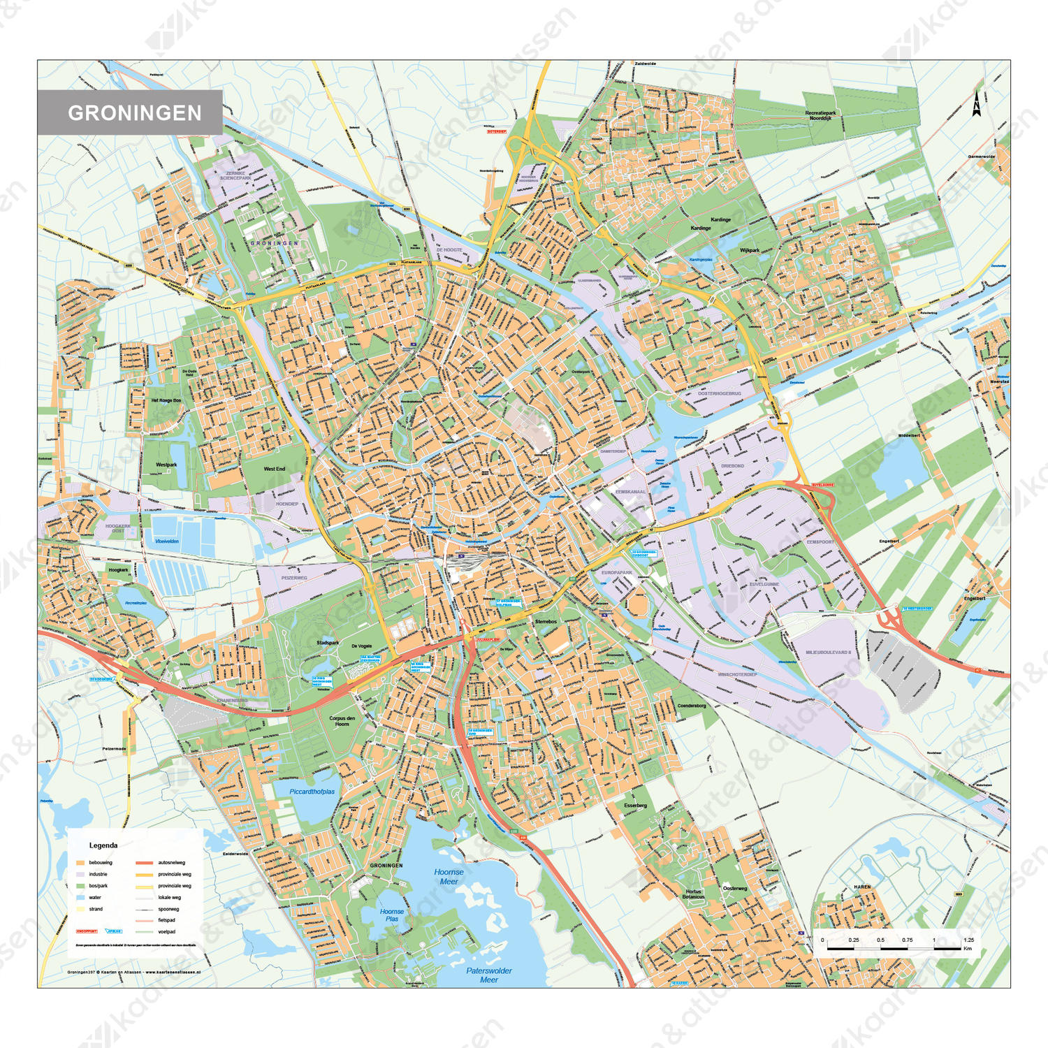 Kaart Groningen Kaart Groningen