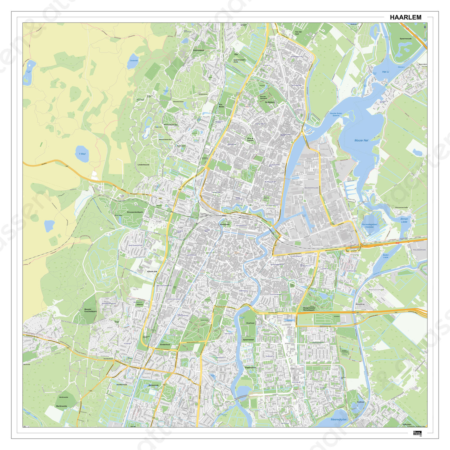 Kaart Haarlem Kaart Haarlem