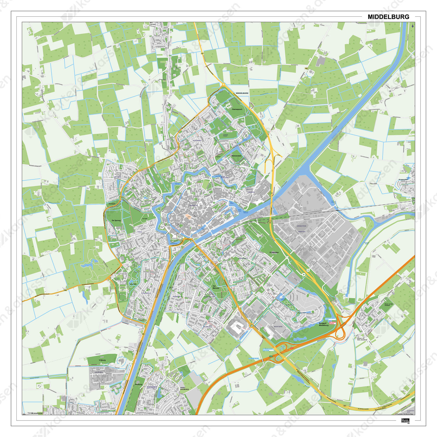 Kaart Middelburg Kaart Middelburg