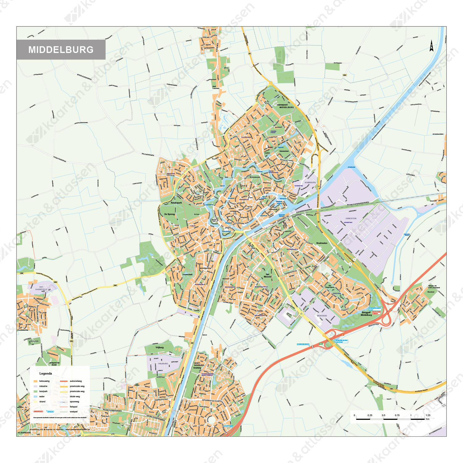 Kaart Middelburg Kaart Middelburg