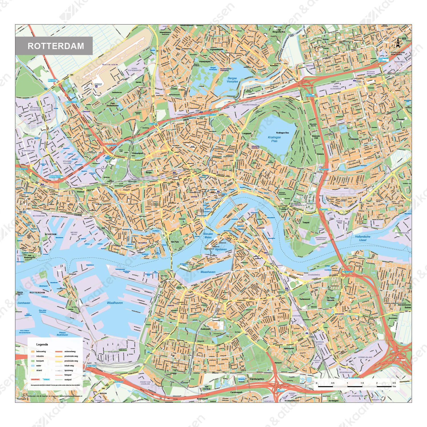 Digitale Kaart Rotterdam