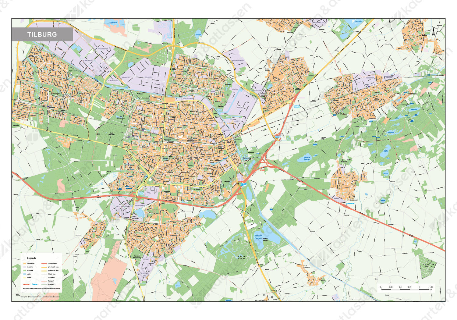 Digitale Kaart Tilburg