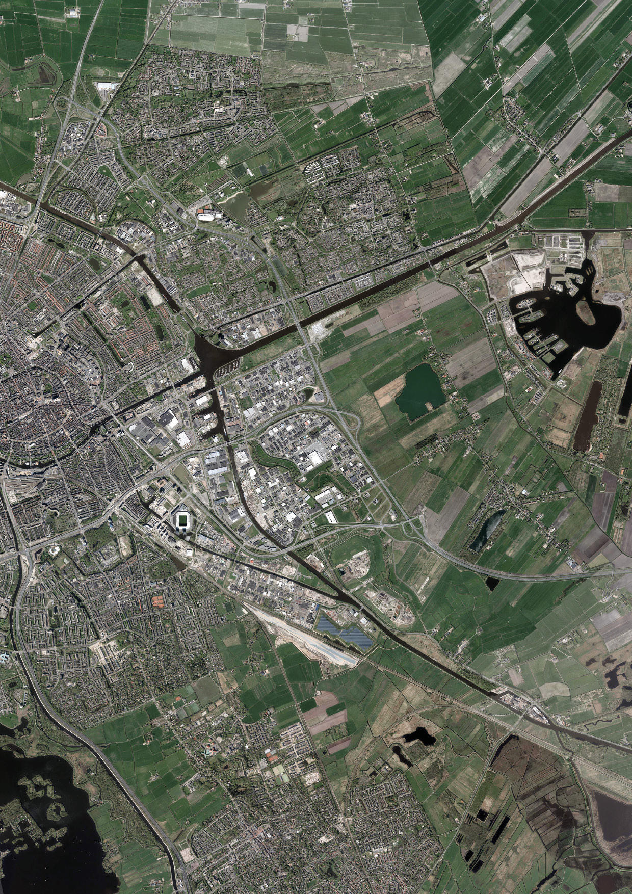 Luchtfoto Groningen