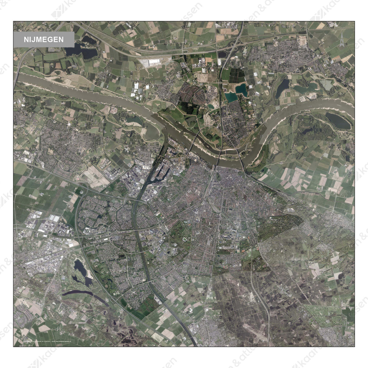 Luchtfoto Nijmegen