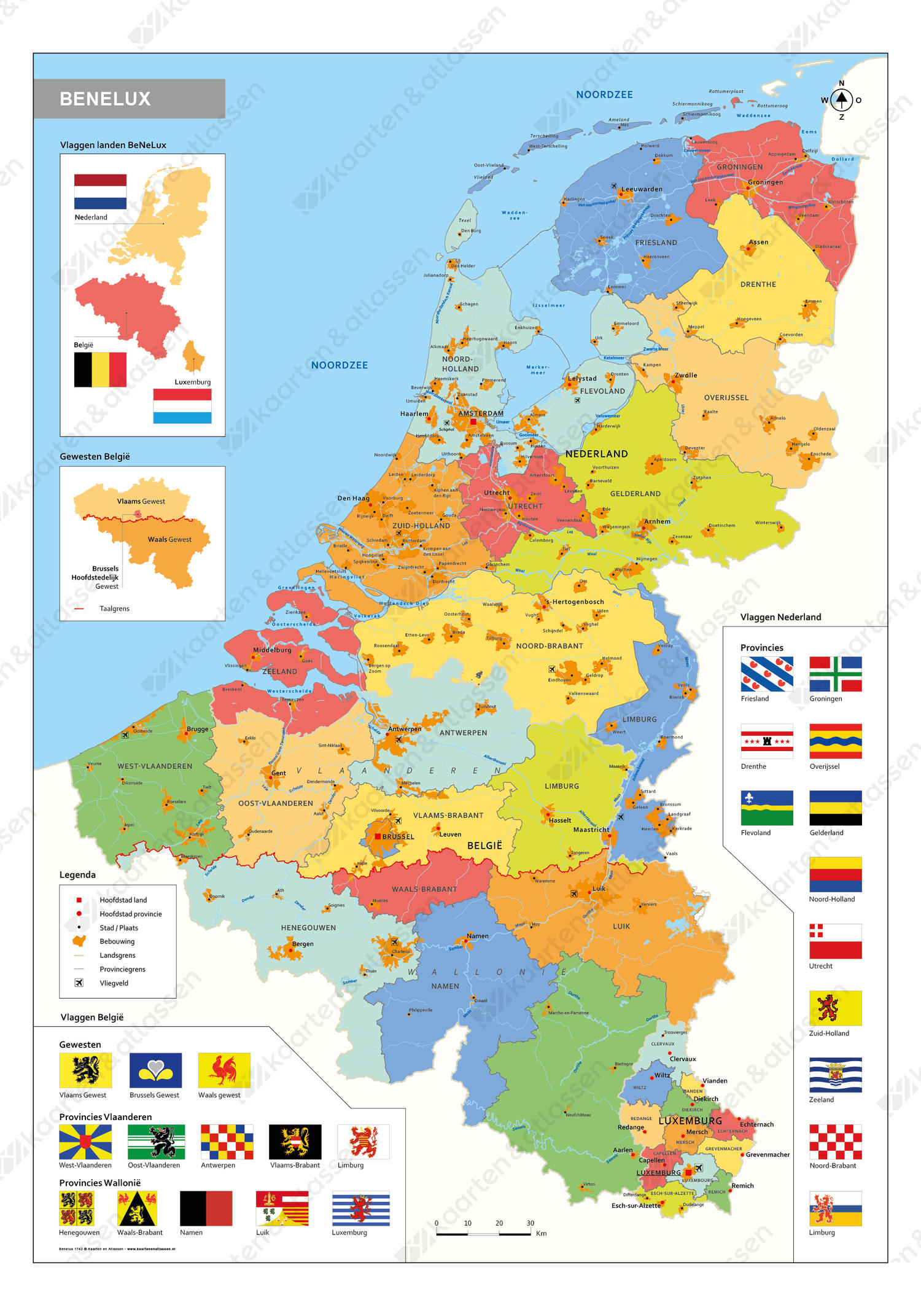 Digitale schoolkaart Benelux