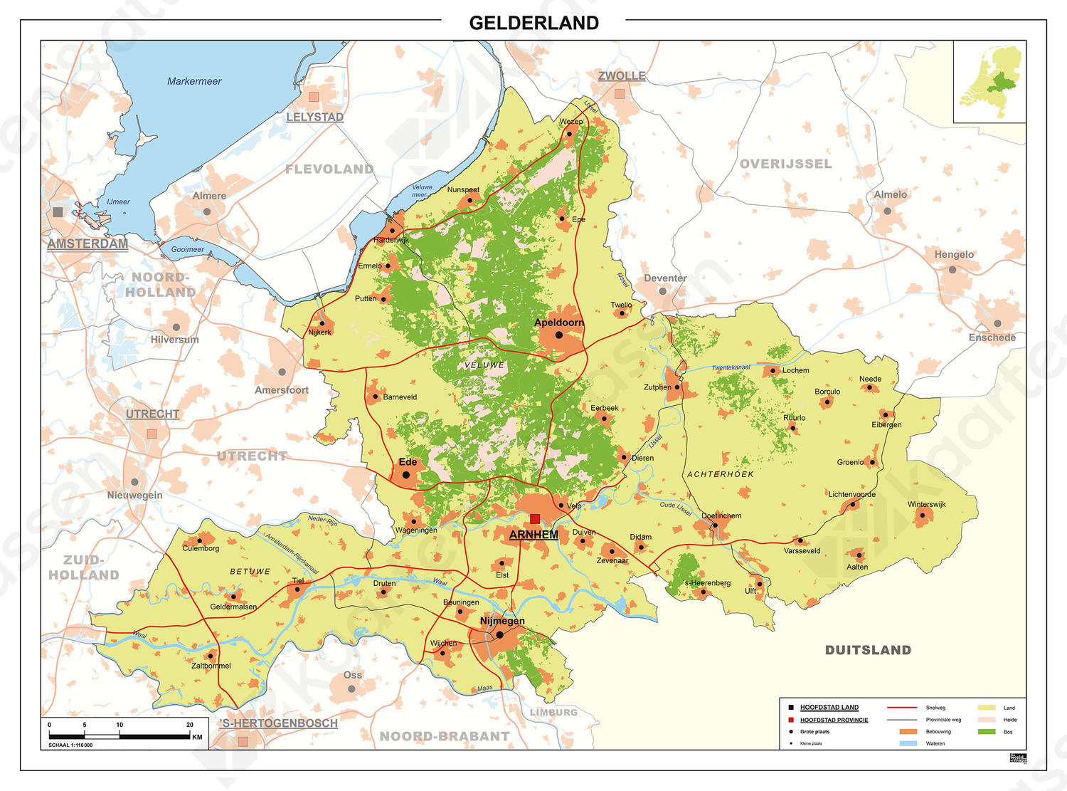 Digitale Kaart Gelderland 