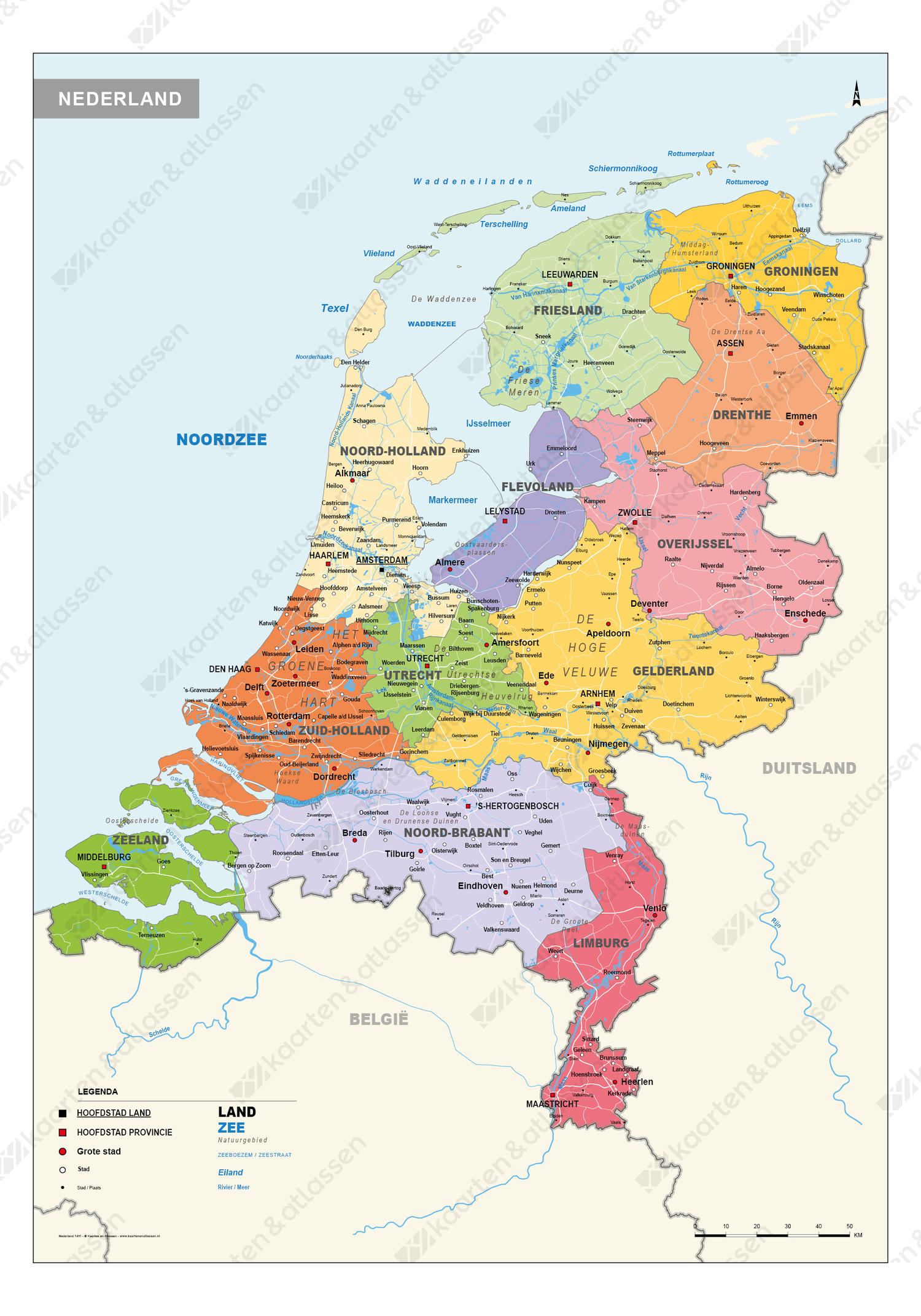 Digitale Schoolkaart Nederland 1411 Kaarten En Atlassen Nl