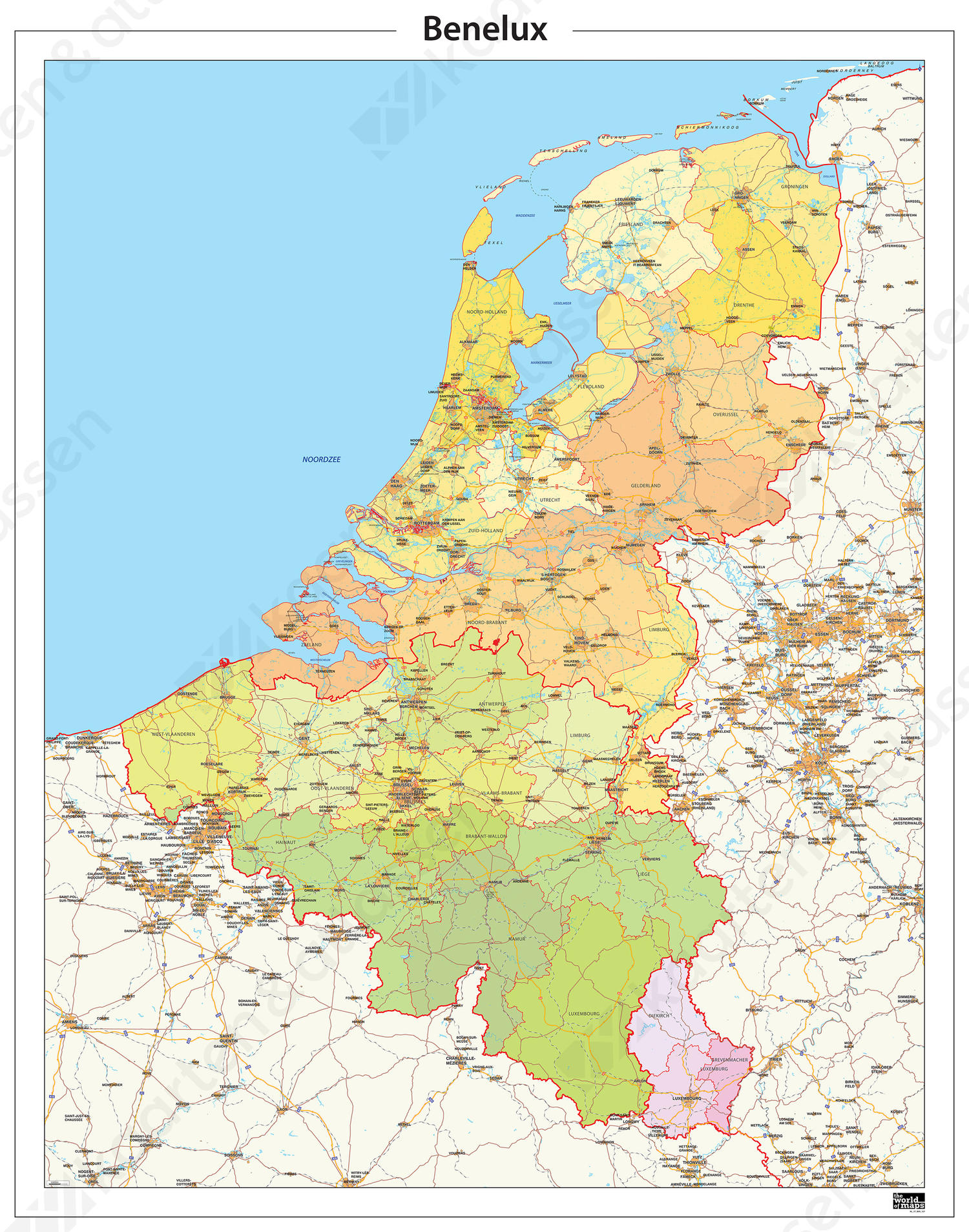 Beneluxkaart