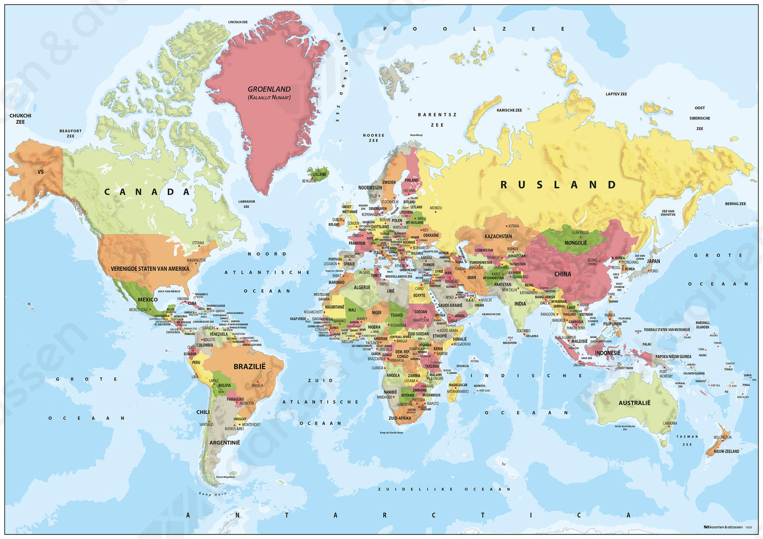 Digitale Kleine Wereldkaart 1420 Kaarten En Atlassen nl Digitale Kleine Wereldkaart 1420 Kaarten En Atlassen nl