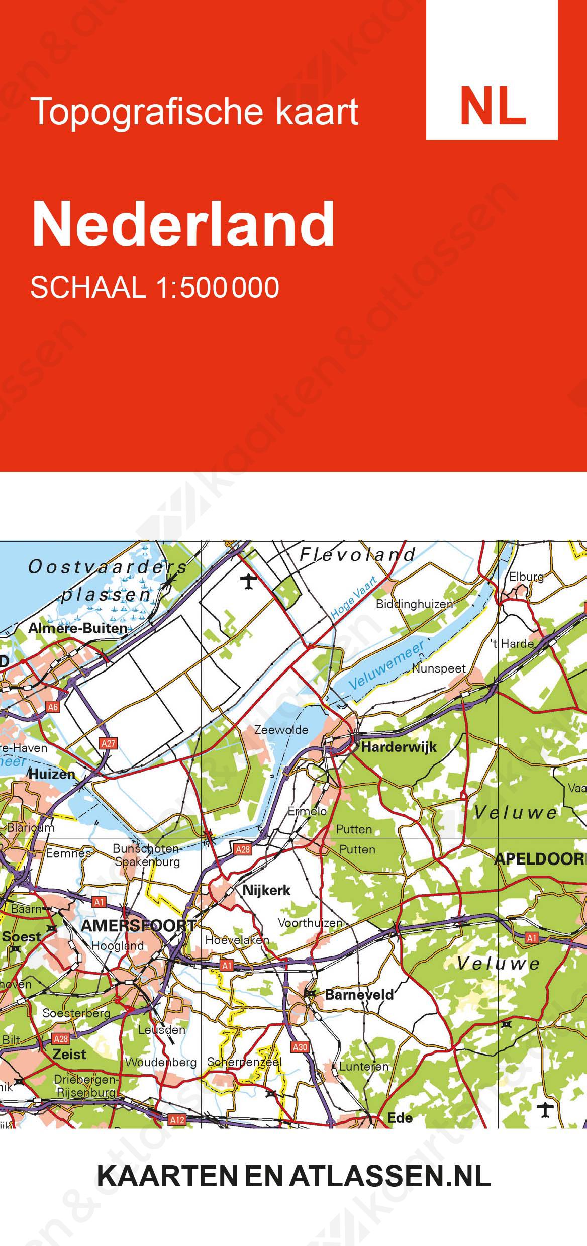 Topografische kaart Nederland Topografische kaart Nederland