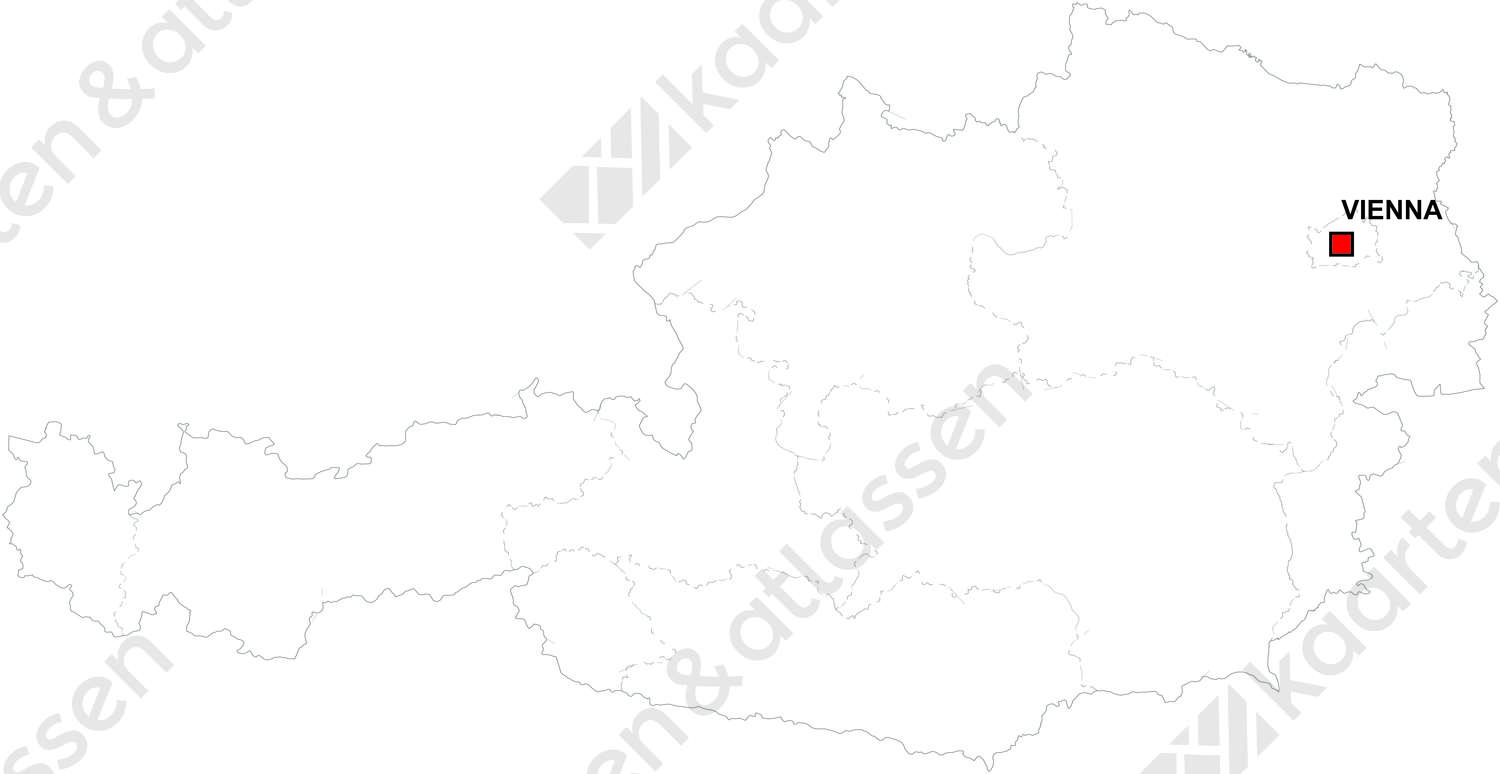 Gratis digitale kaart Oostenrijk