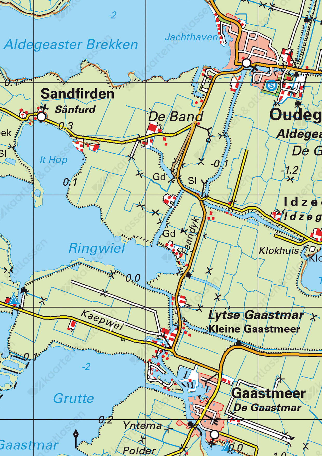 Friese Meren regiokaart