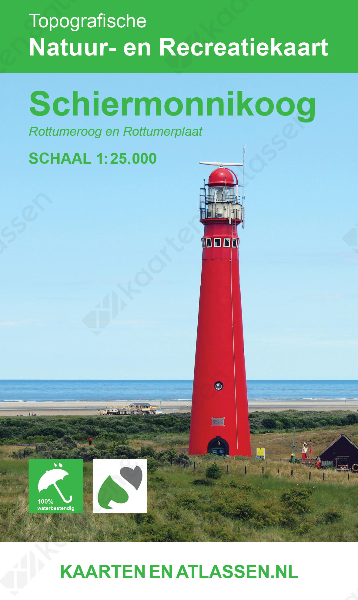 Kaart Schiermonnikoog Kaart Schiermonnikoog