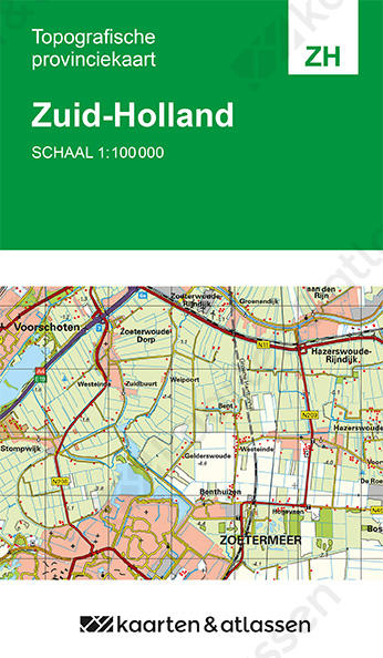Kaart Zuid-Holland schaal 1:100.000 Kaart Zuid-Holland schaal 1:100.000