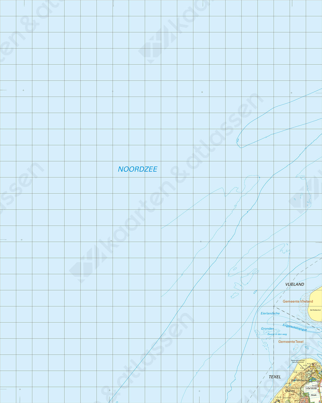 Topografische Kaart 4 West Vlieland Topografische Kaart 4 West Vlieland