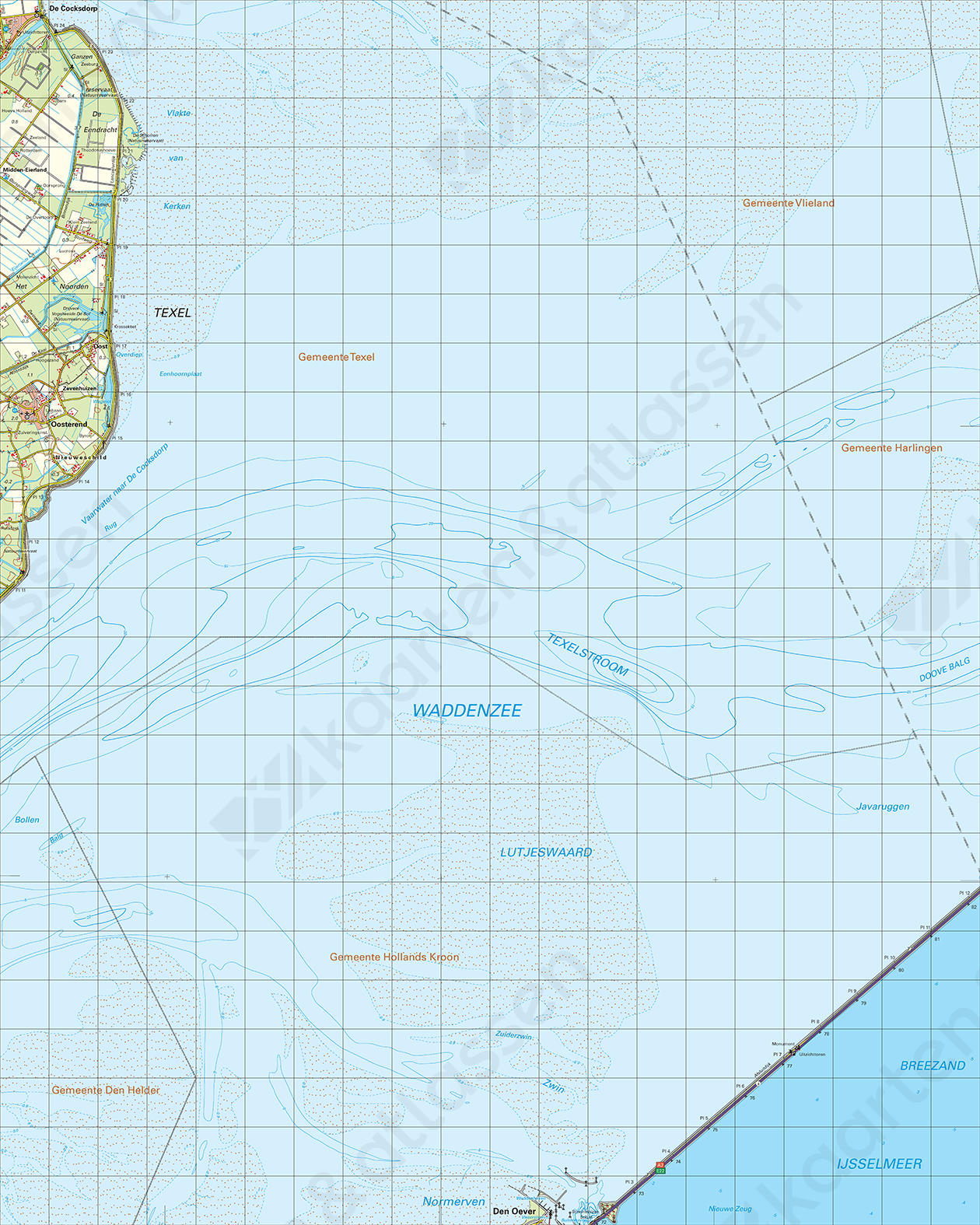 Topografische Kaart 9 Oost Den Helder