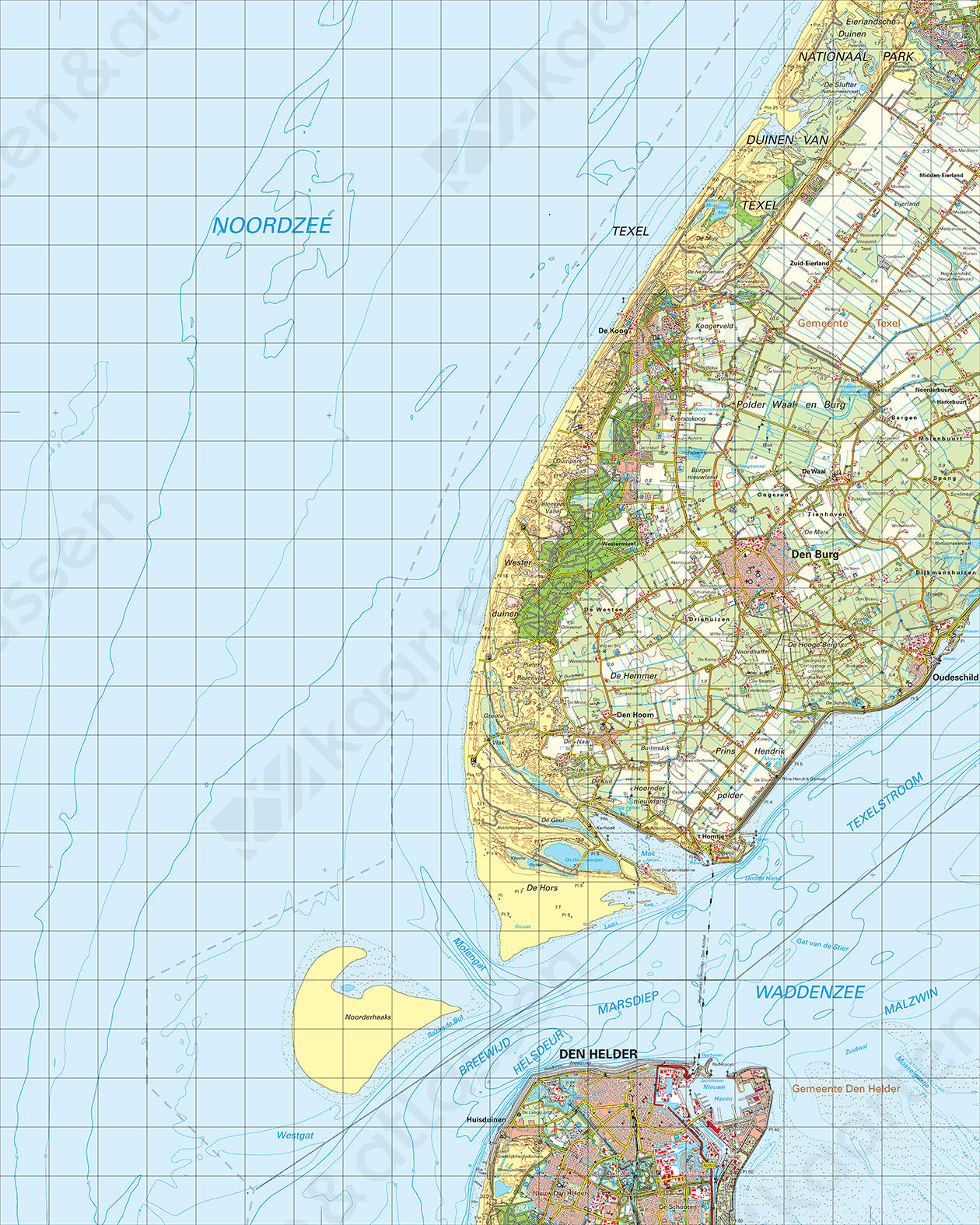 Topografische Kaart 9 West Den Helder Topografische Kaart 9 West Den Helder