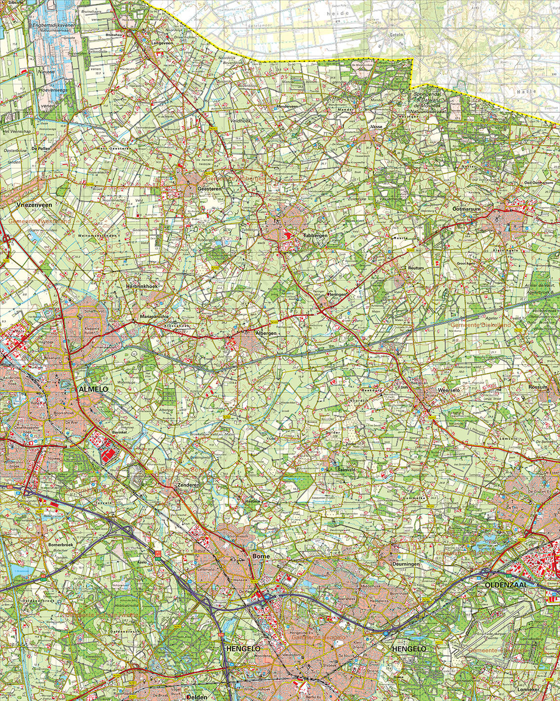 Digitale Topografische Kaart 28 Oost Almelo