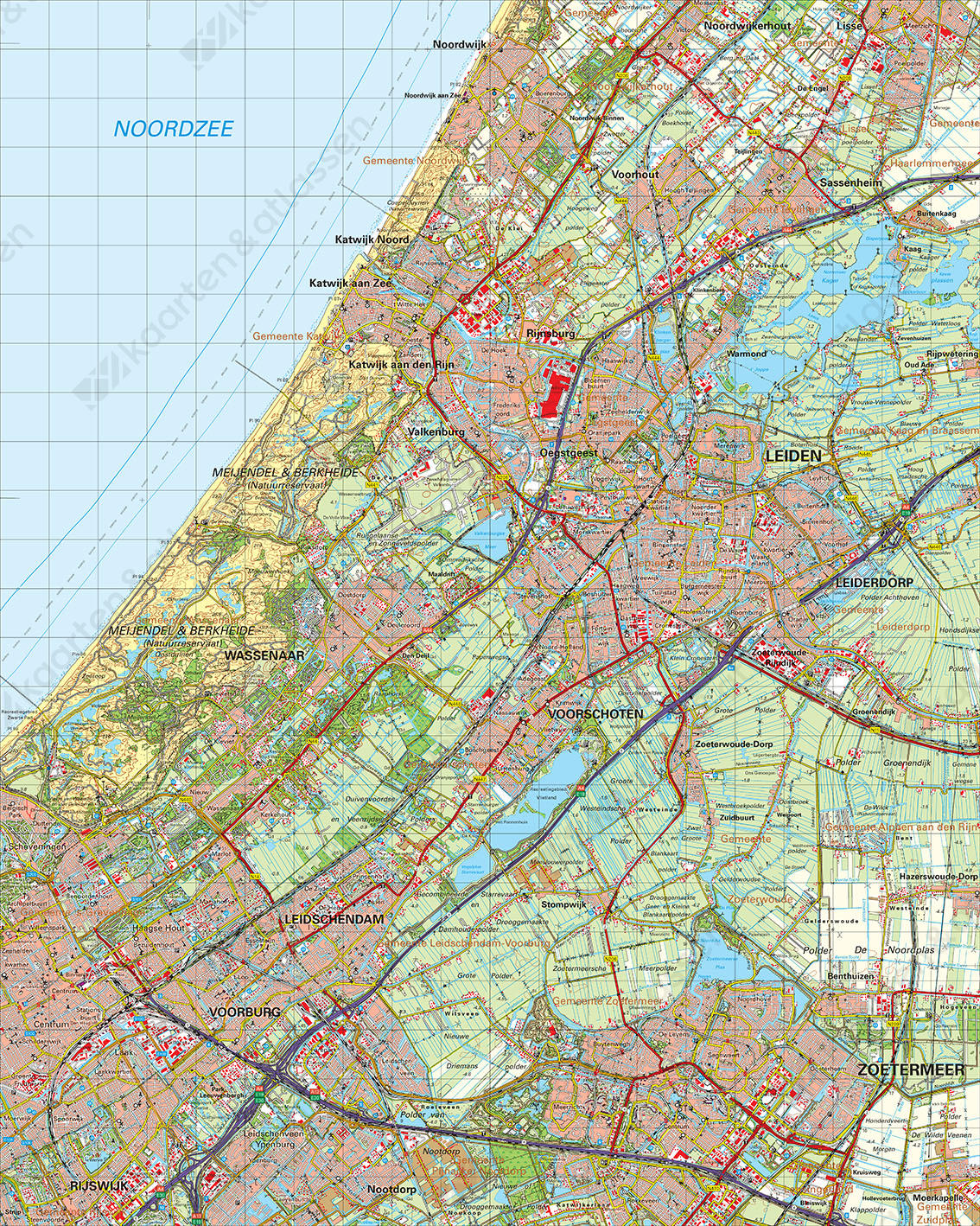 Digitale Topografische Kaart 30 Oost 's-Gravenhage