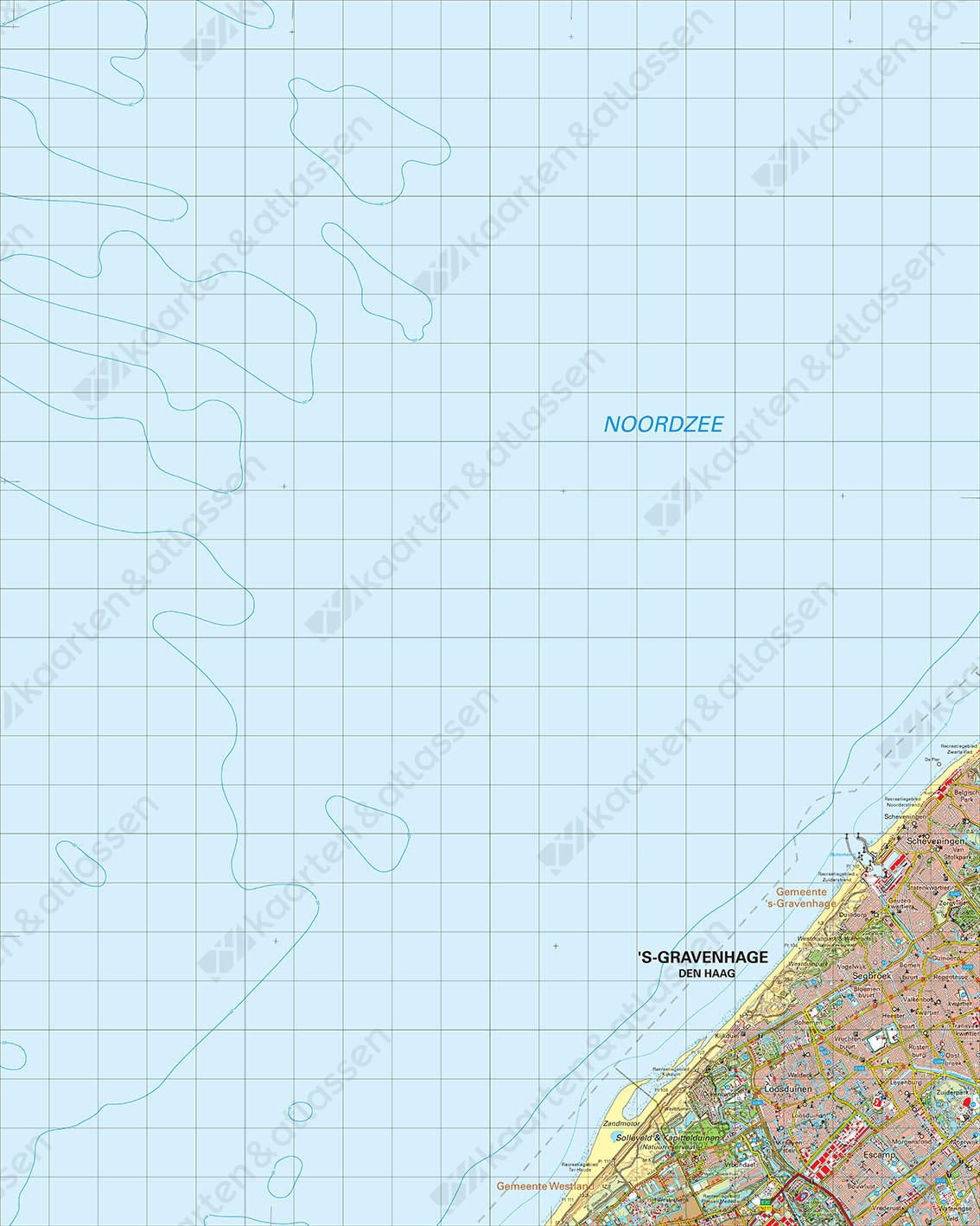 Digitale Topografische Kaart 30 West 's-Gravenhage