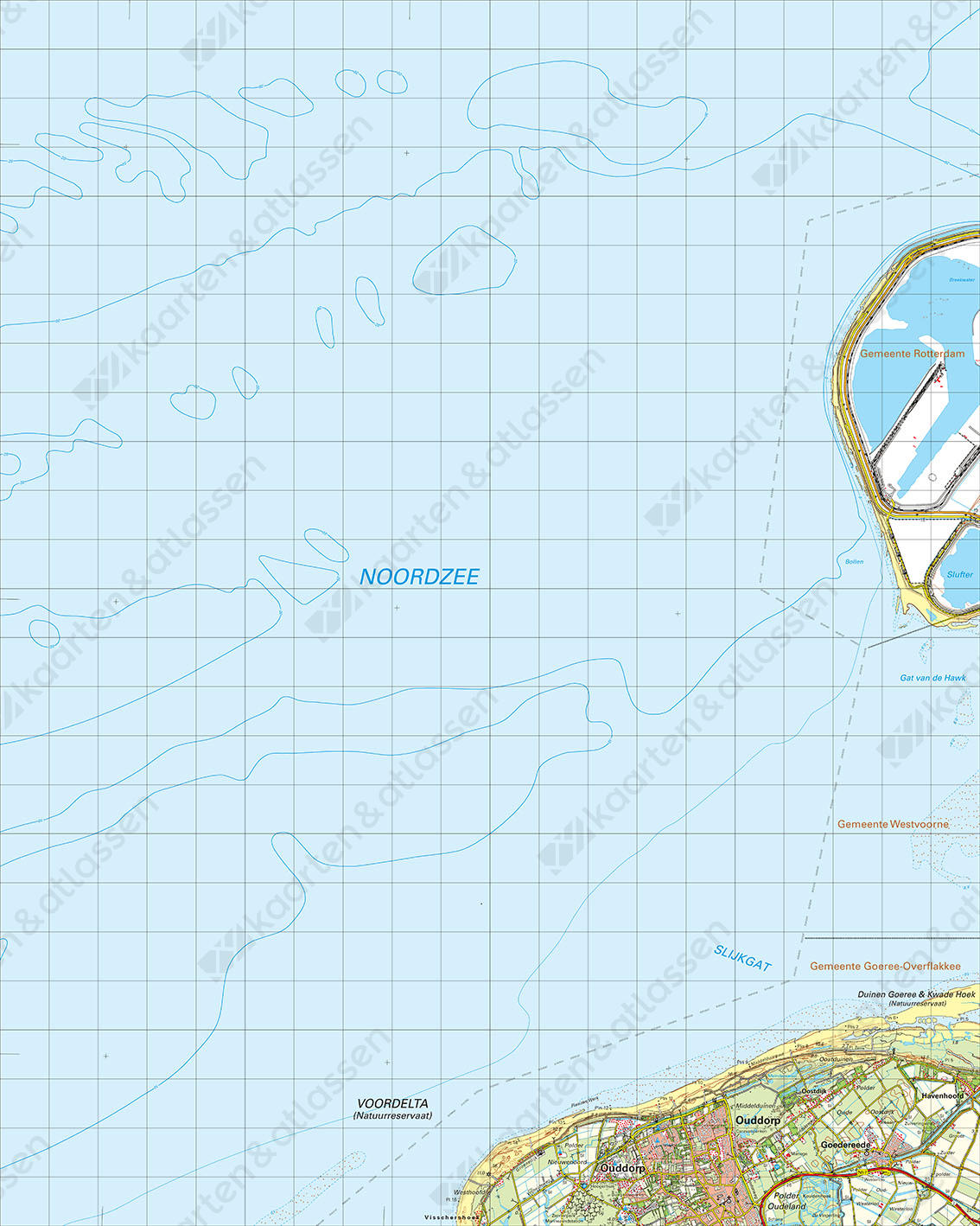 Digitale Topografische Kaart 36 Oost Goedereede