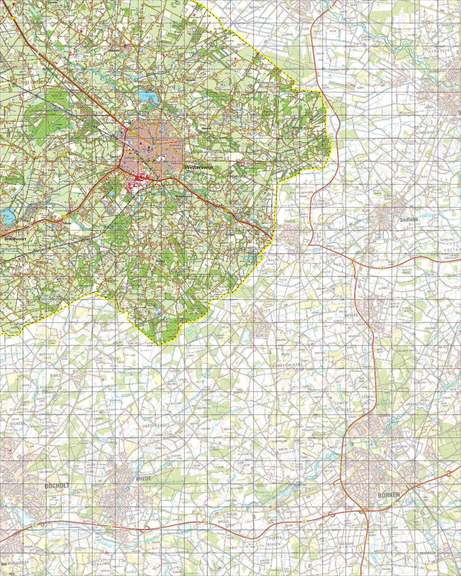 Digitale Topografische Kaart 41 Oost Aalten