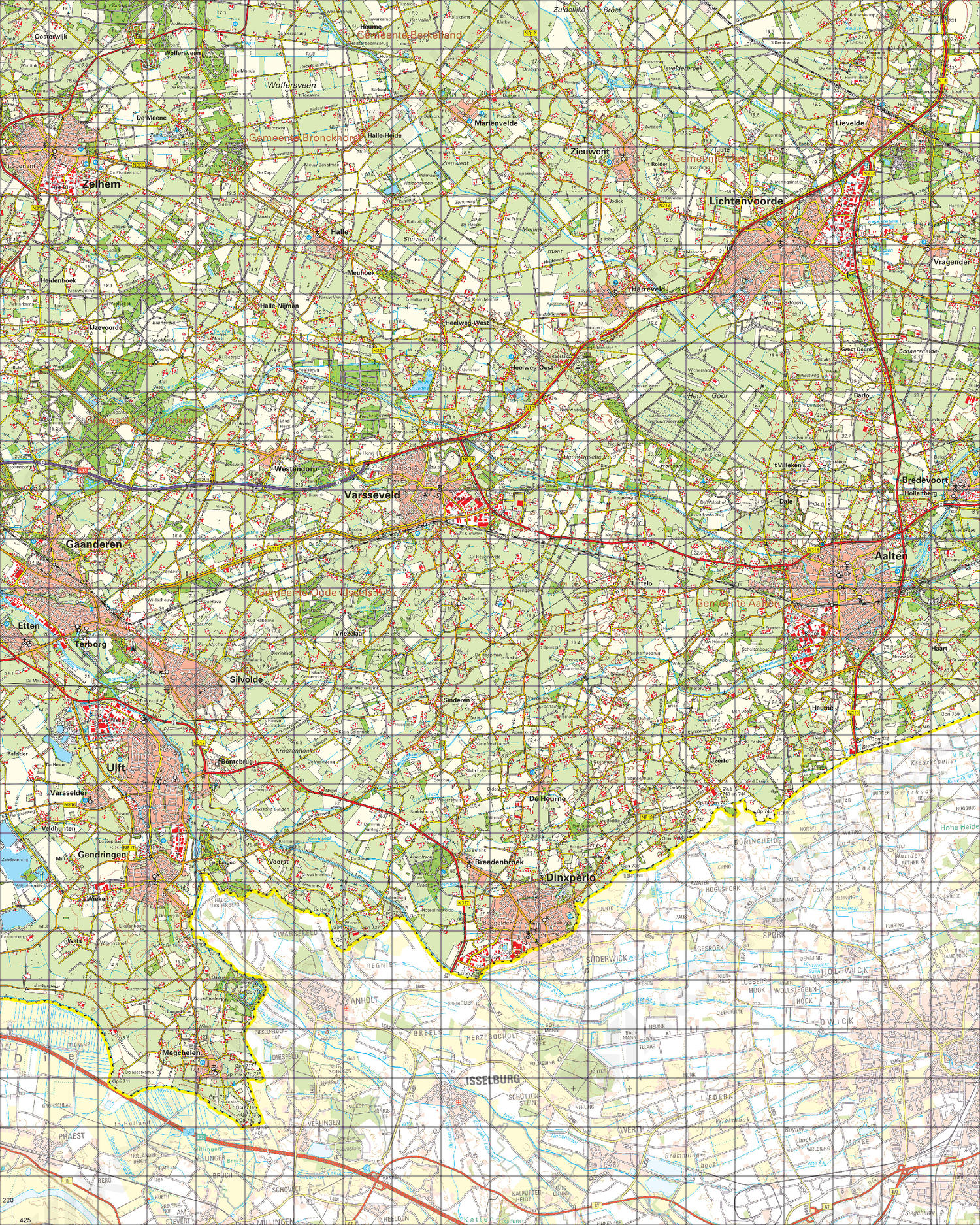 Topografische Kaart 41 West Aalten