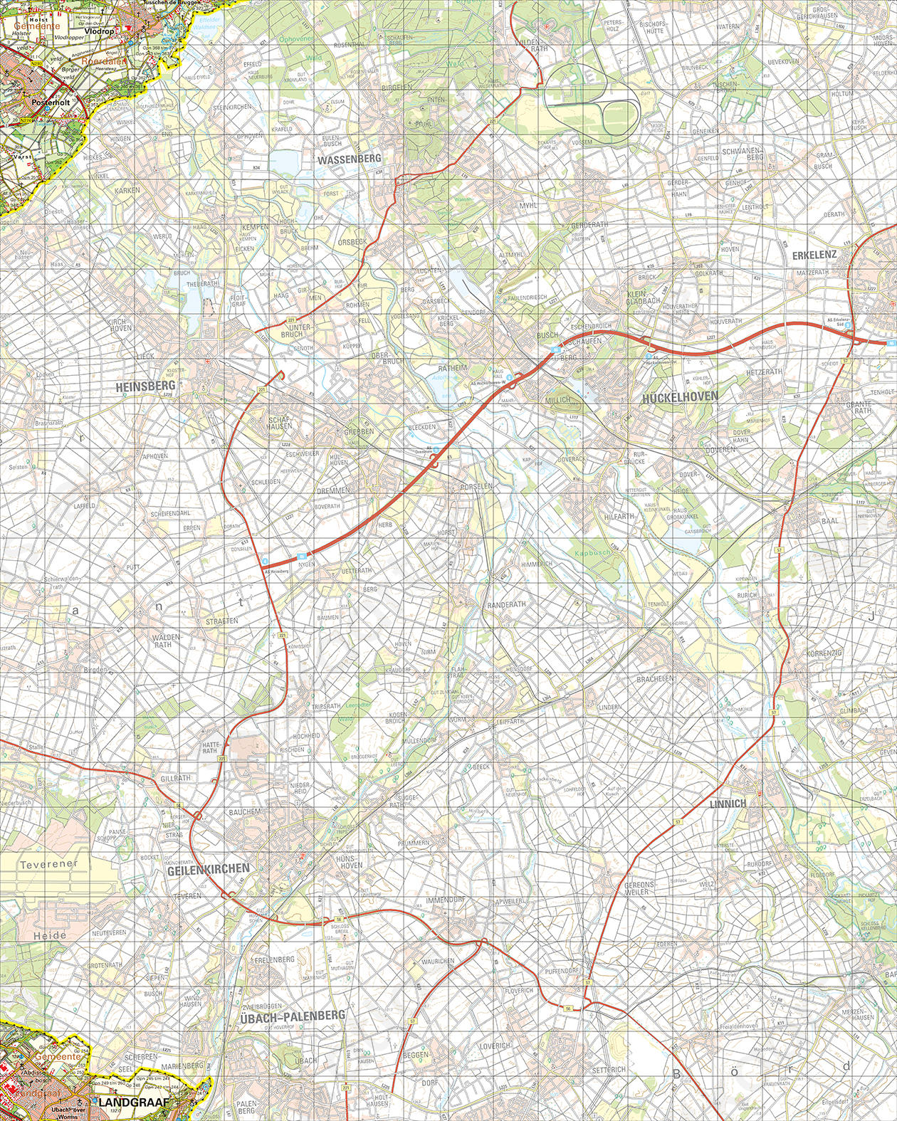 Topografische Kaart 60 Oost Sittard