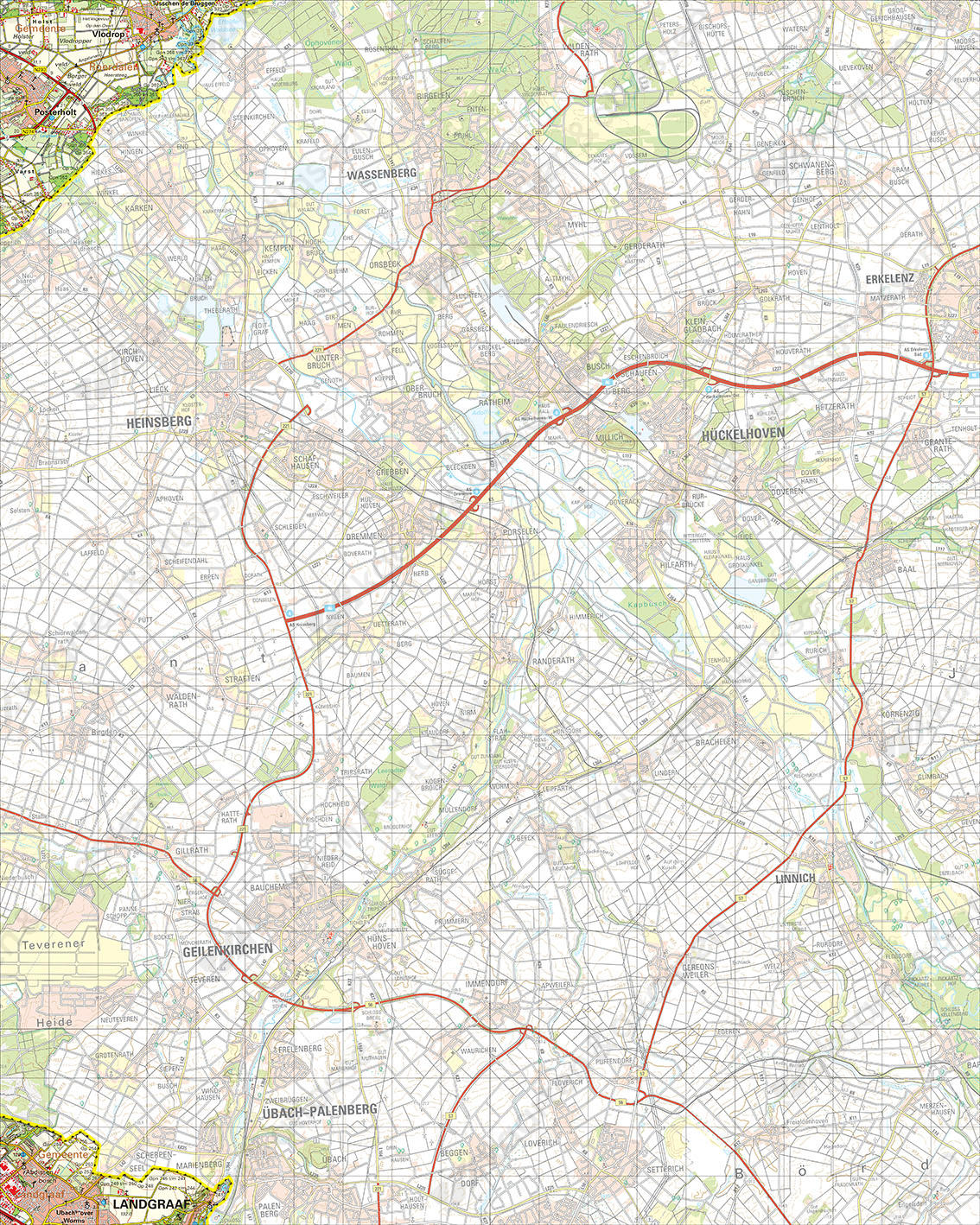 Digitale Topografische Kaart 60 Oost Sittard