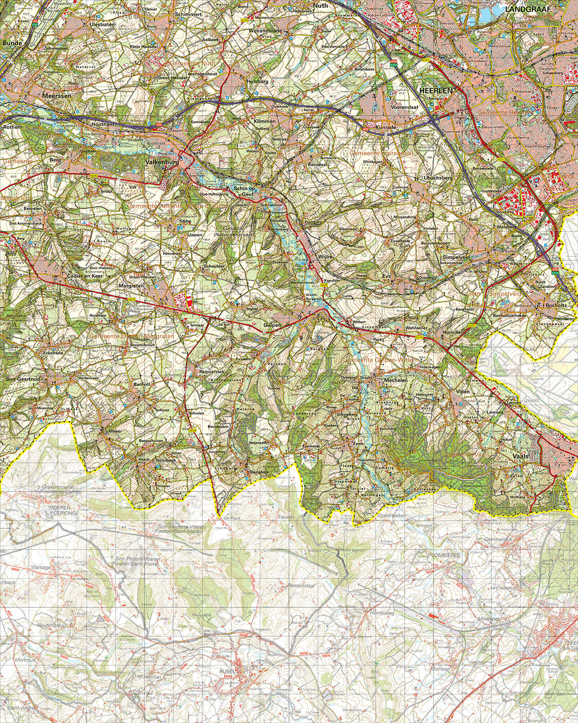 Digitale Topografische Kaart 62 West Heerlen