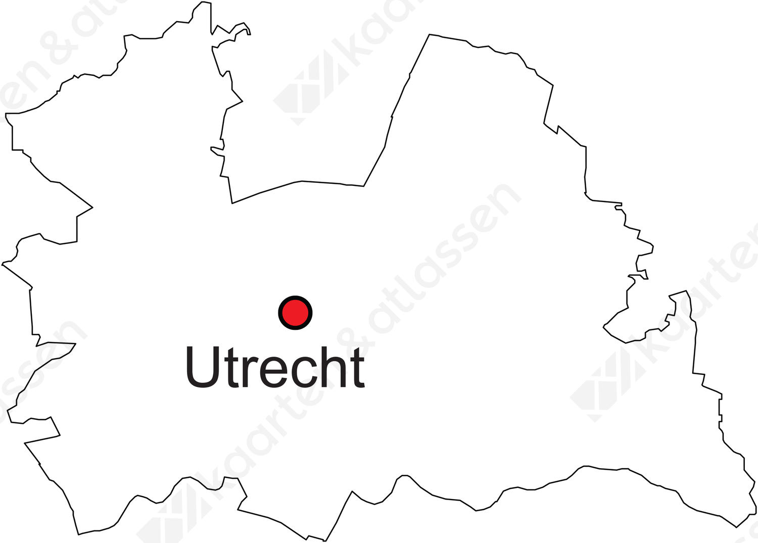 Gratis digitale kaart Utrecht
