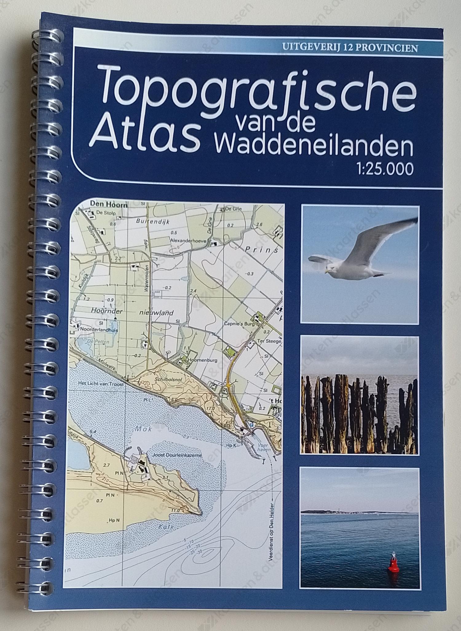 Topografische Atlas Waddeneilanden 1:25.000