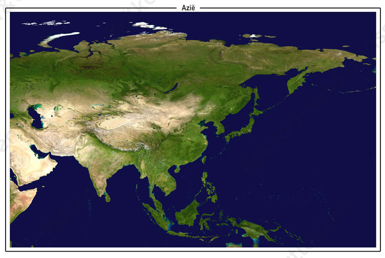Satellietbeeld Azië Digitaal Satellietbeeld Azië 1331