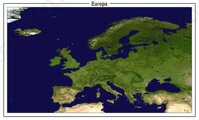 Digitaal Satellietbeeld Europa 1332