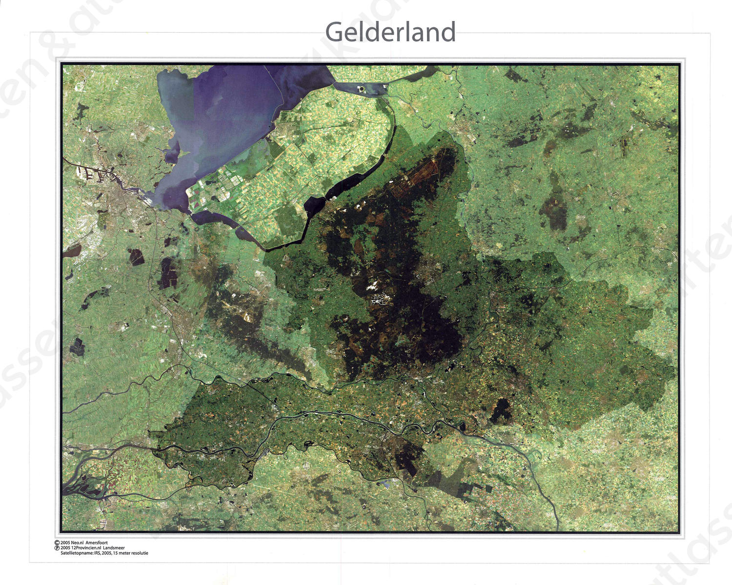 Digitale Satellietkaart Gelderland