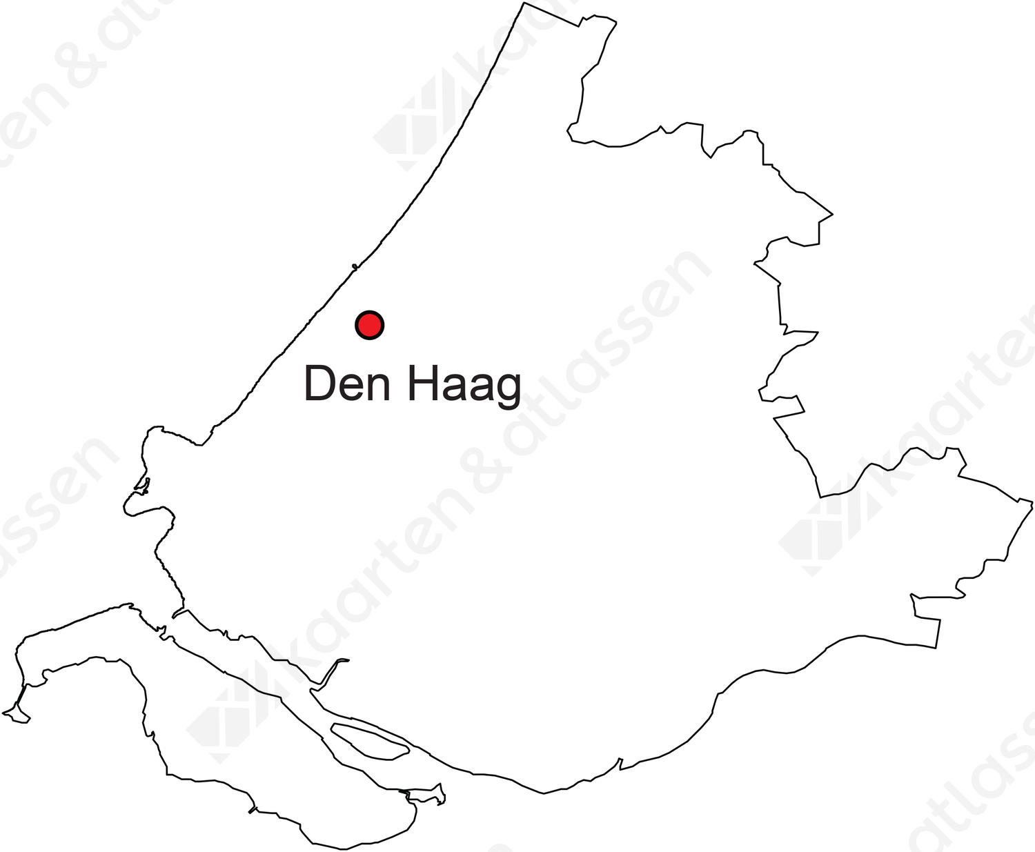 Gratis digitale kaart Zuid-Holland Gratis digitale kaart Zuid-Holland
