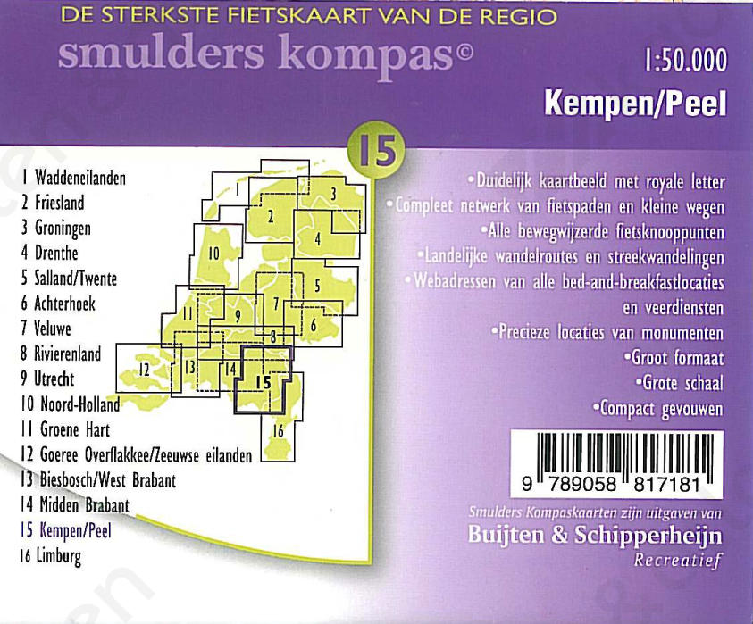 Fietskaart_Kempen_Achterkant