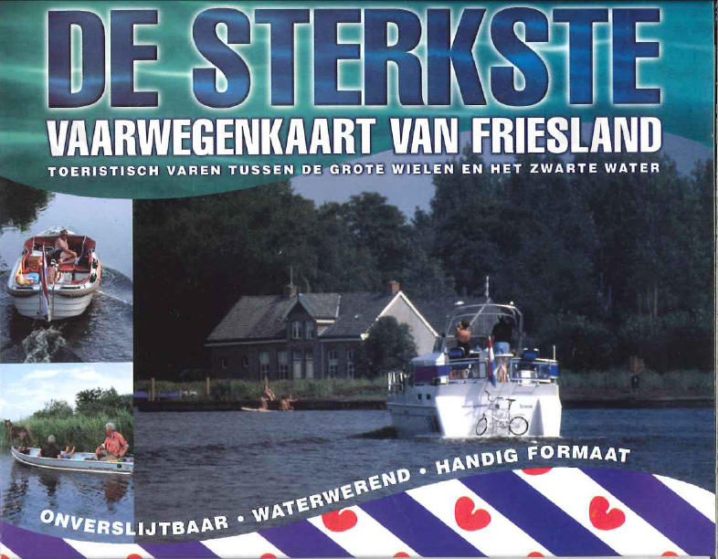 De sterkste vaarwegenkaart van Friesland