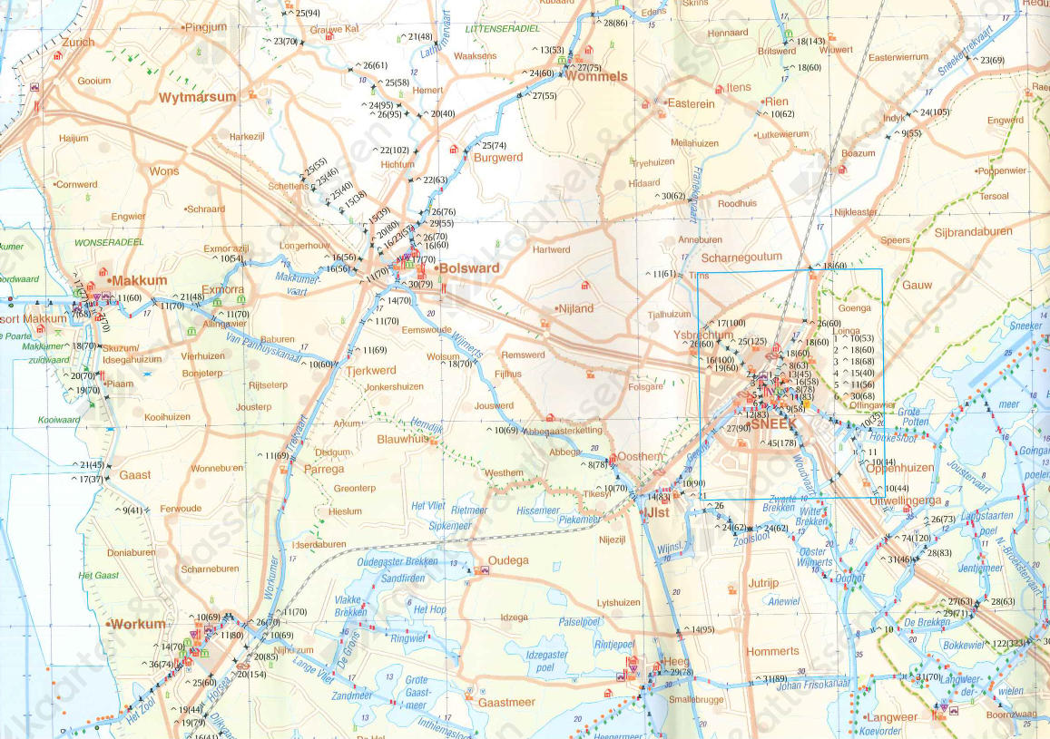 De sterkste vaarwegenkaart van Friesland