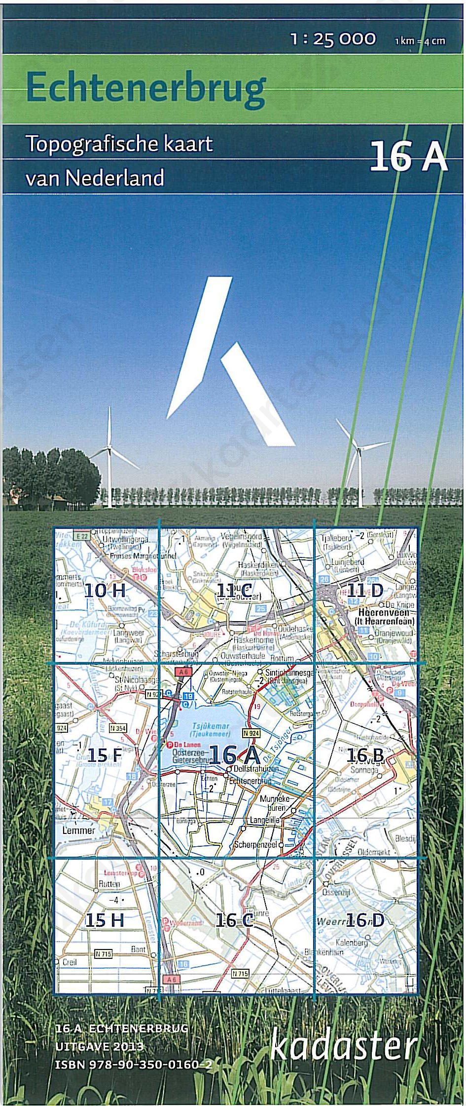 Digitale Topografische Kaart 16A Echtenerburg