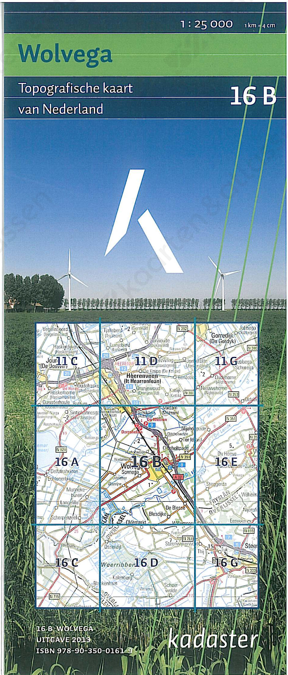 Digitale Topografische Kaart 16B Wolvega